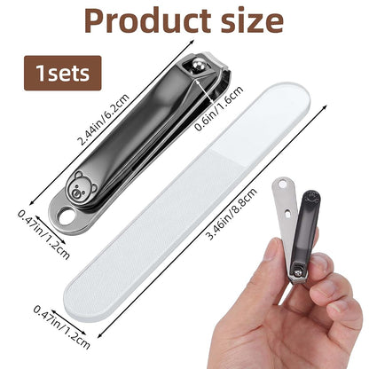 Ocapind Kids Nail Clippers with Nail File, Small Jaw Nails Trimmer Baby Tiny Fingernail Clippers Stainless Steel Nails (photo 2)
