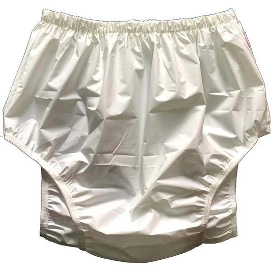 TAPIVA Adult Pull-On Plastic Pants/Adult Incontinence Safety Pants, Waterproof PVC Diaper Cover/Waterproof Reusable