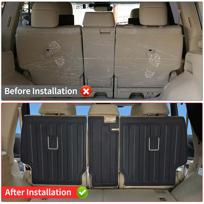 LaIIker 3 Pcs Seat Backrest Protective Pad for Toyota Land Cruiser 300