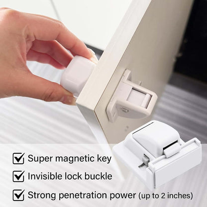 Kimitimi 20 Pack Magnetic Cabinet Locks Baby Proofing Child Safety