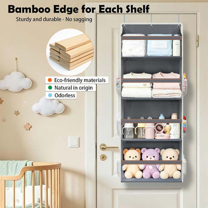 Roomtalk 17" Wide Over The Door Organizer With 4 Shelves (photo 3)