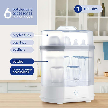 Chicco 3-In-1 Modular Electric Steam Sterilizer For Baby Bottles & Accessories