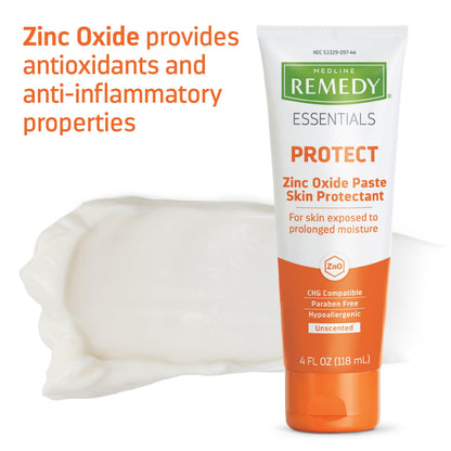 Medline Remedy Zinc Oxide Skin Protectant Paste