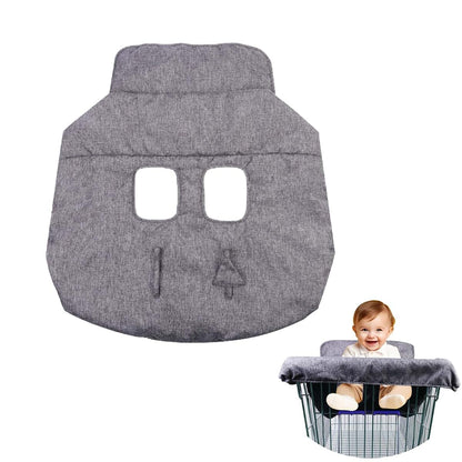 LiPang Cotton Shopping Cart Cover for Baby with Storage Pouch, Foldable, Machine Washable