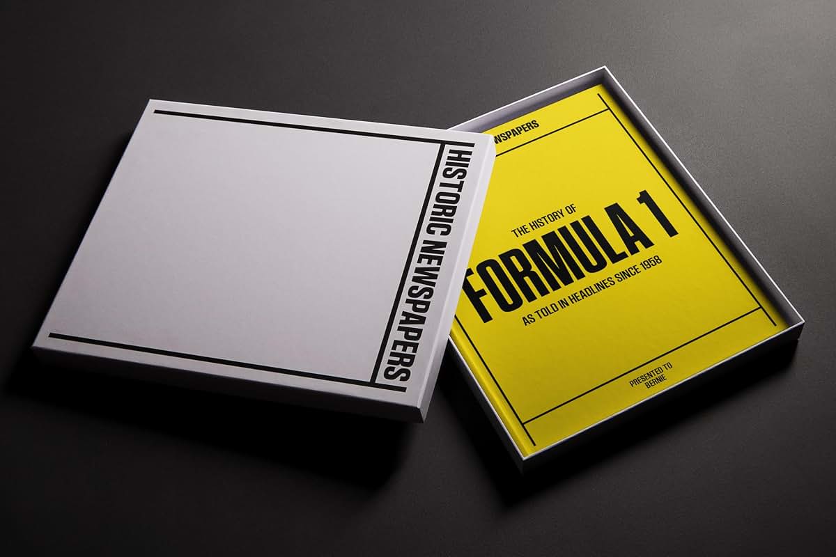 Signature Gifts Formula 1 Personalised Sporting Newspaper UK History Book (photo 3)