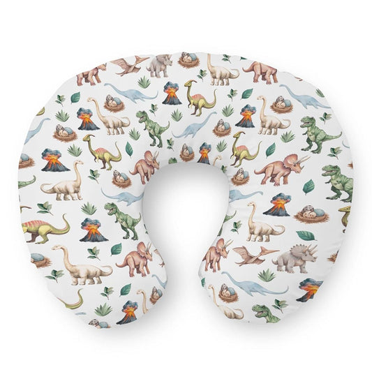 Selgkds Watercolor Dinosaurs Nursing Pillow Cover