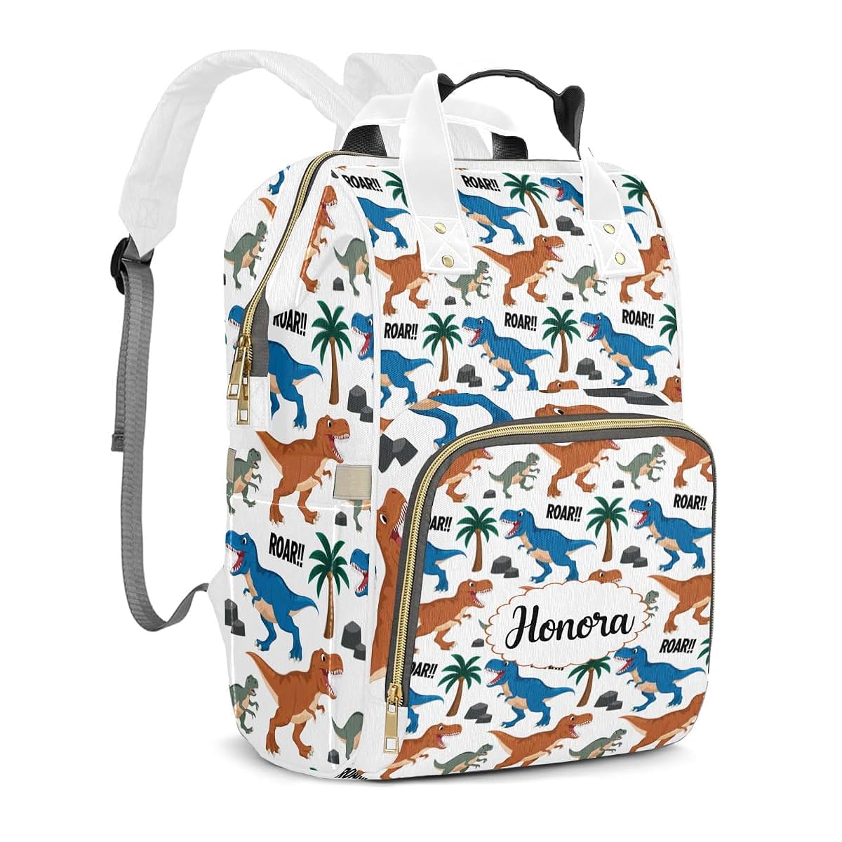 Joyestore Personalized Dinosaurs Custom Mom Bag (photo 2)