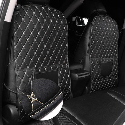Acogedo Car Back PU Leather Rear Protector Mat (Bigger)