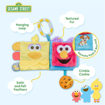 Kids Preferred Sesame Street Soft Book With Sensory Materials (photo 3)
