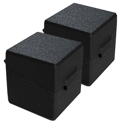 TAOVANA 2-Pack Storage Case for 1.25" Cube Black