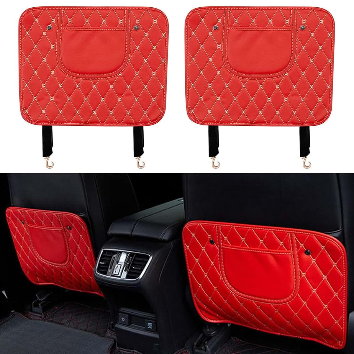 Ociiqm 2 Pack Car Seat Back Protector For Ford Mustang Mach-E