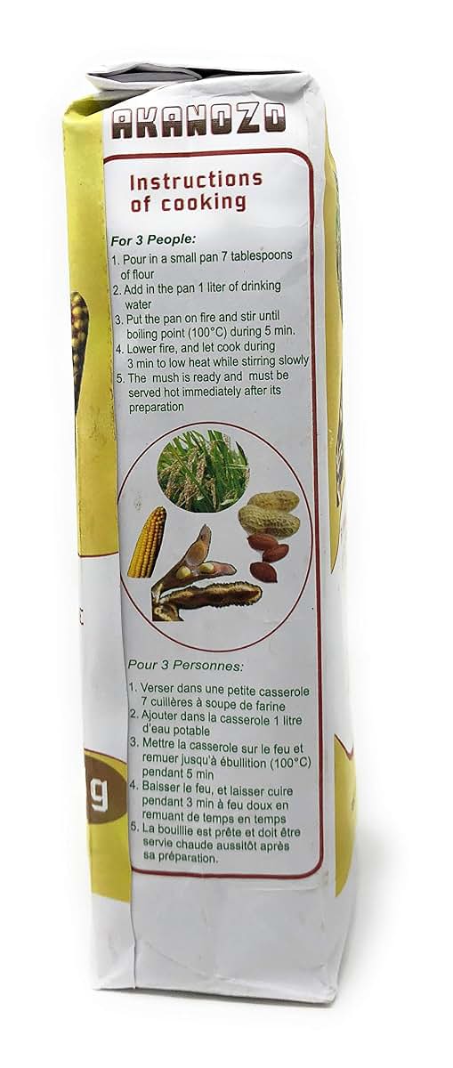 Akanozo Composite Flour Ifu Yimvange Porridge Flour 2.2 Lbs