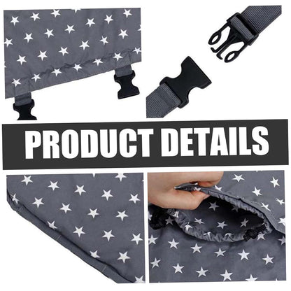 CNAFGBGG Portable High Chair with Star Pattern for Travel (photo 3)