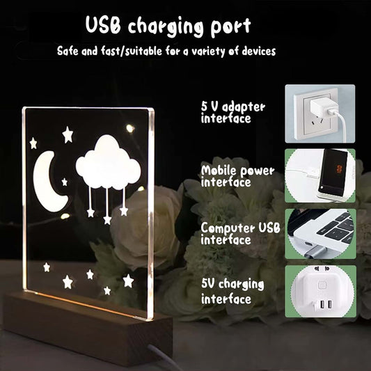 Chopie Little Explorer Mountain Personalized Night Light
