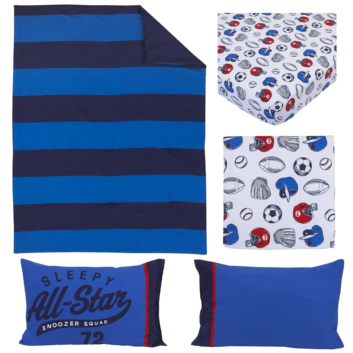 Carter's Sport 4pc Toddler Bedding Set for Crib Mattress