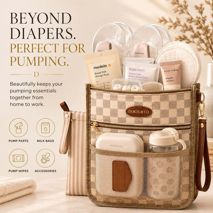 Dokus & Co Premium Wet Dry Diaper Clutch With Wrist Strap (photo 2)