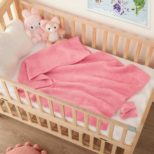 BabyOneStop Coma Inducer Baby's First Blanket With Socks In Pink