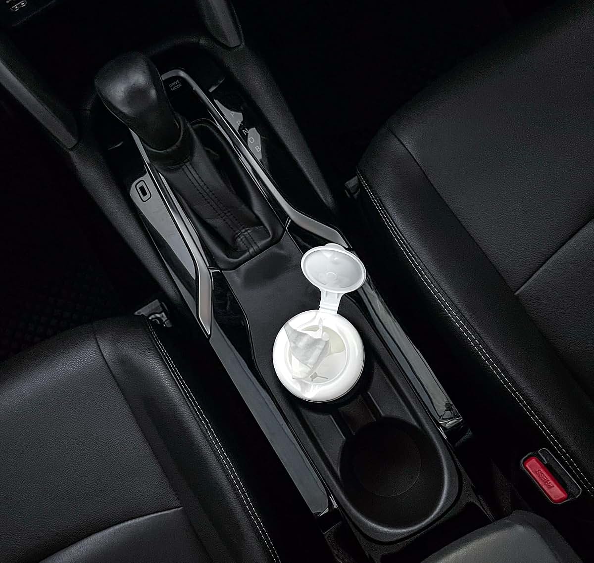 Cupholdbuddy Car Cup Holder Wet Wipes Dispenser, 50 Count - Portable Travel Wipes for Hands & Surfaces