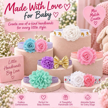Bowtique Emilee Unicorn Mini Headband DIY Kit (photo 4)