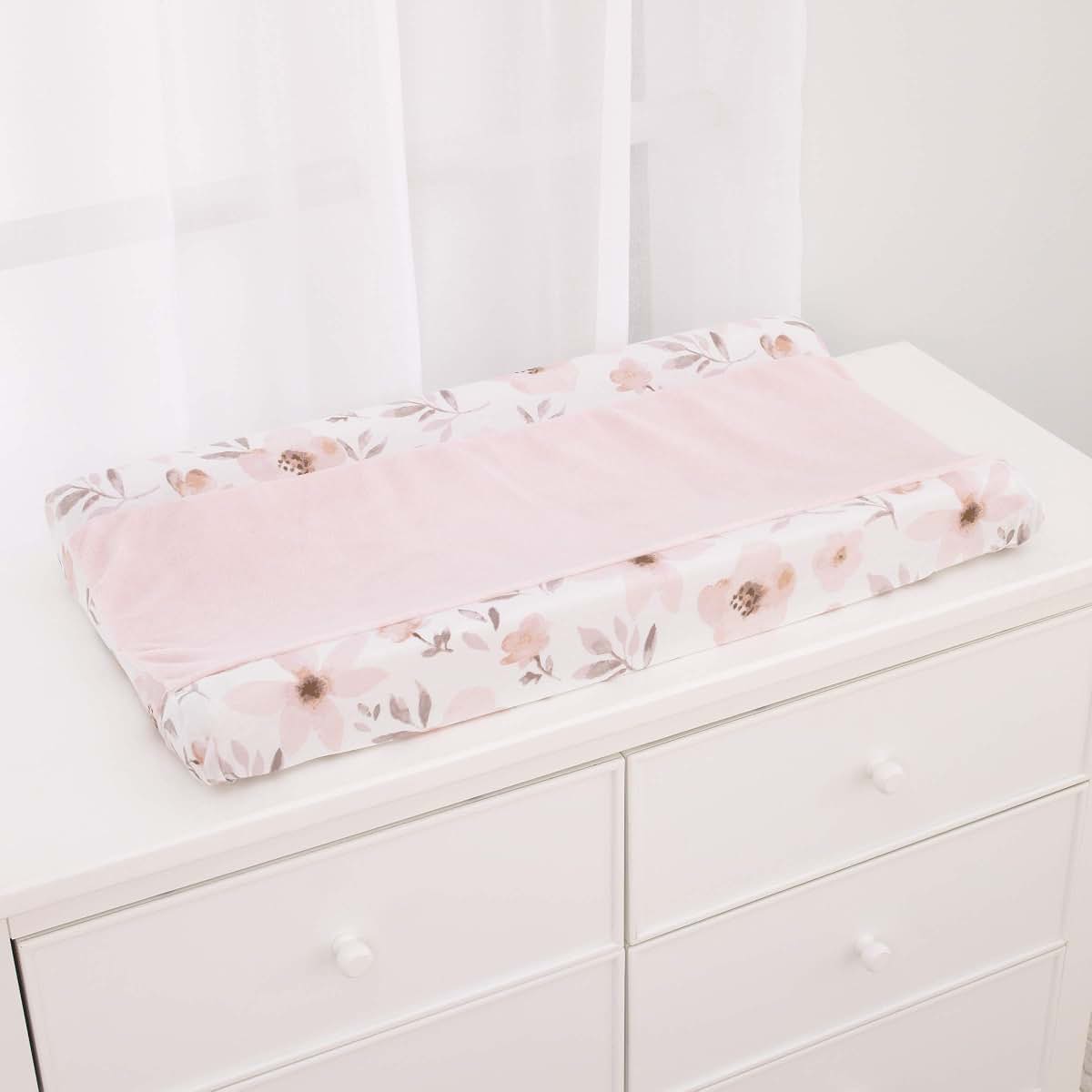 Changing Pad Cover - Countryside Floral Design