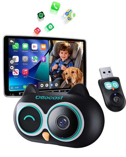 Ottocast Cabin Care Car Adapter With Baby Car Camera 1080P