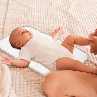 Hotainoys Diaper Changing Mat, 23 X 12 Inch Foldable Waterproof Changing Pad with Stickers, Portable & Comfort for Baby (photo 3)
