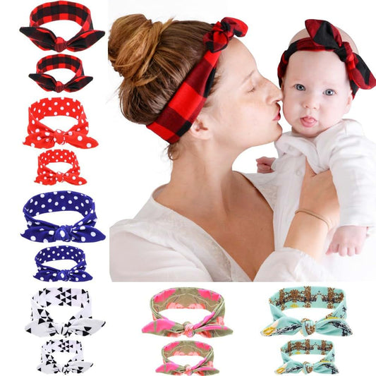 WeCoola Mommy and Me Headband Set is Matching Headbands for Mother & Daughter, Gift for Mom & Baby Girl & Mom Headband