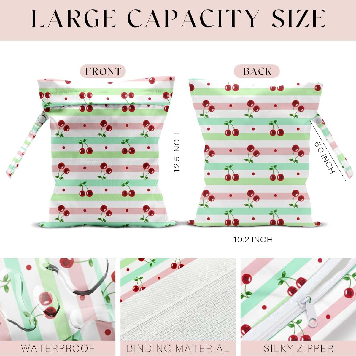 Waterproof Dry Bag Storage Organizer for Diapers and Travel Essentials