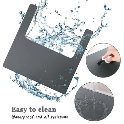 BabyOneStop High Chair Placemat For IKEA Antilop High Chair, Gray Silicone Tray Mat