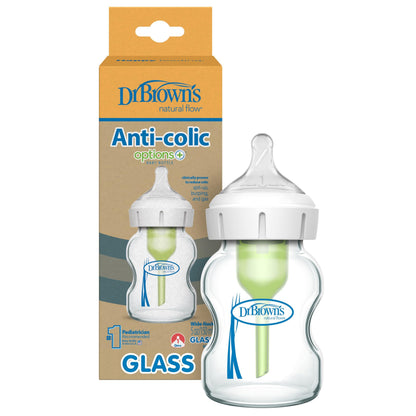 Dr. Brown's Natural Flow Anti-Colic Glass Baby Bottle 5oz