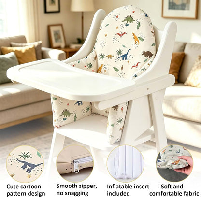 Tiny Feyzay High Chair Cushion With Inflatable Lining For Baby And Toddler