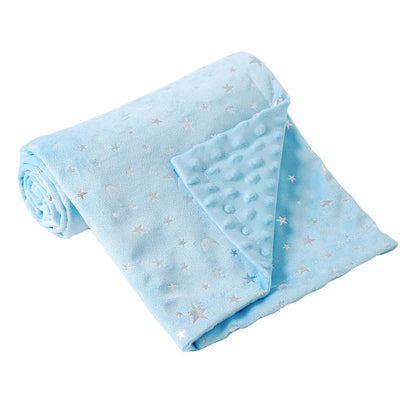 iEvolve Mini Minky Receiving Blanket for Nursery and Cuddling