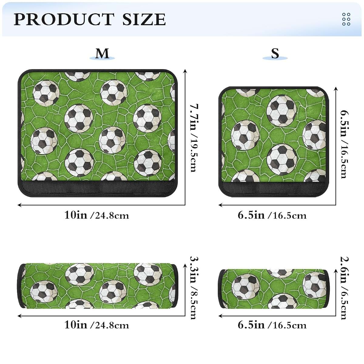 Vdsrup Football Seat Belt Strap Covers