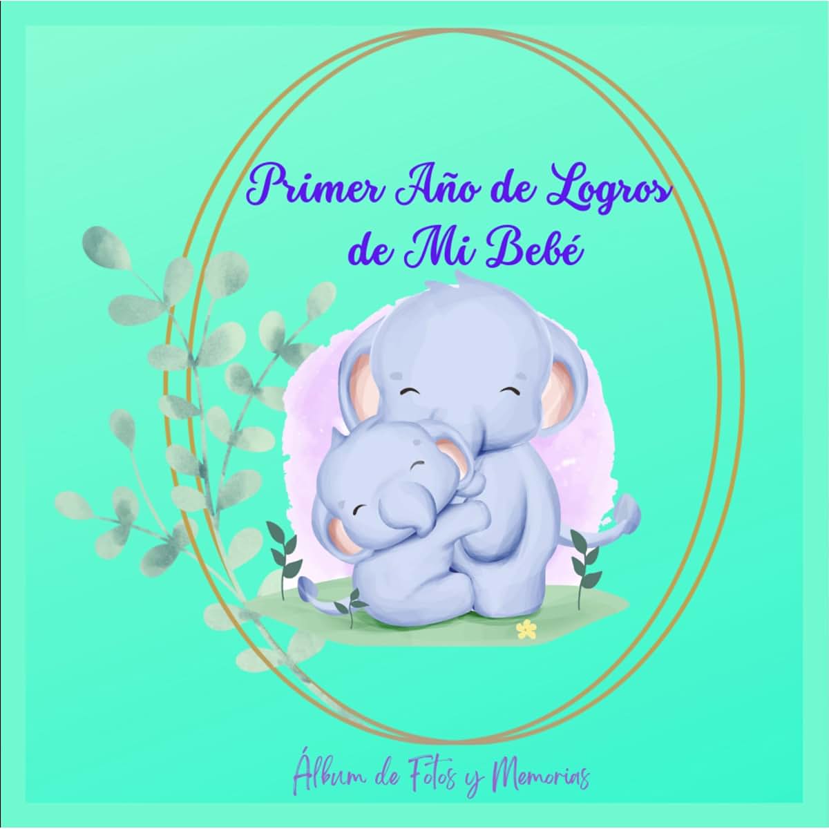 USA Spanish Album del Primer Año del Bebé * álbum de memorias del bebé * colocar fotos, recuerdos y logros * unisex *