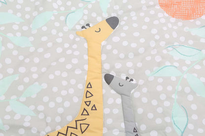 Giraffe Themed Nursery Crib Bedding Set for Baby
