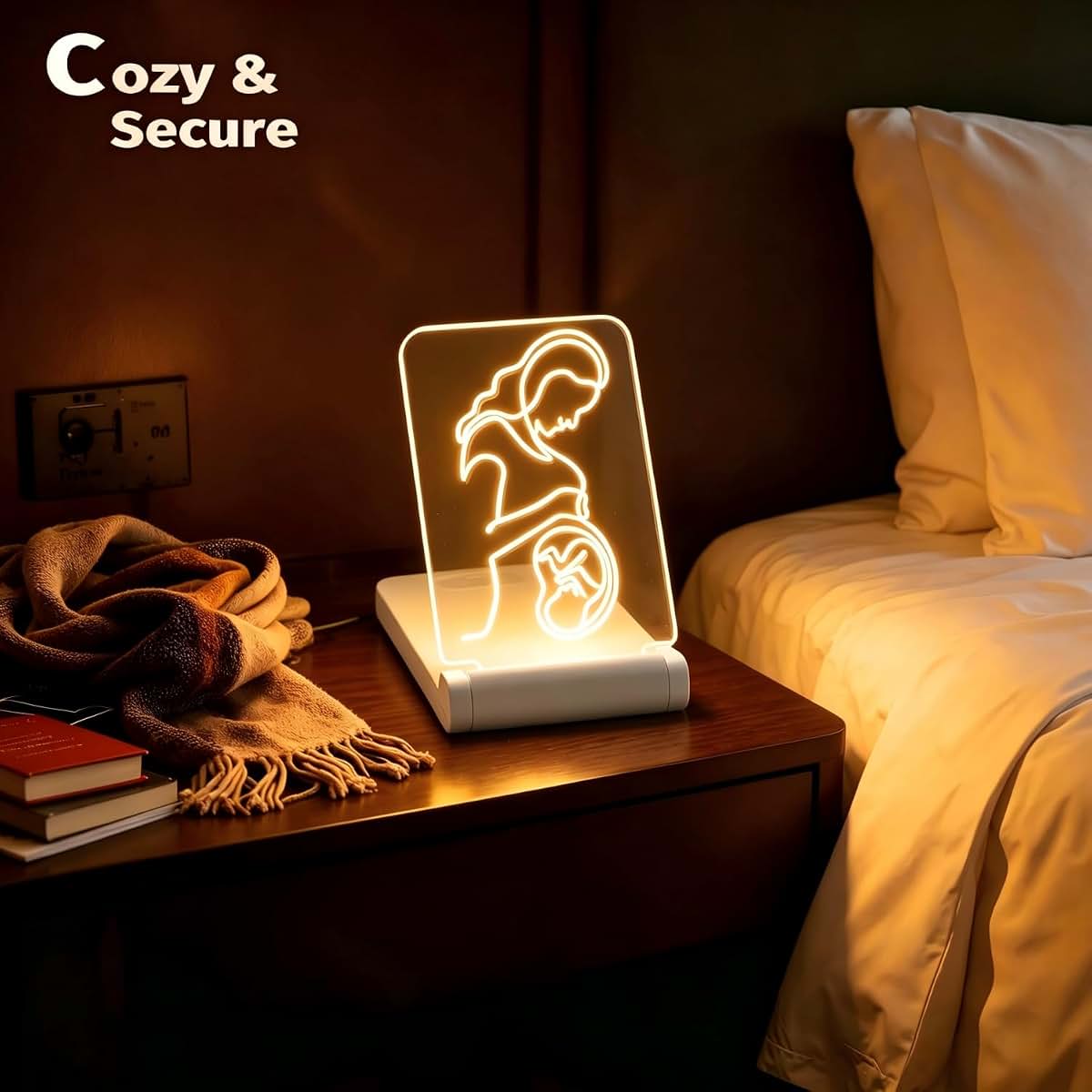 Lacte & Melle Dimmable Rechargeable LED Night Lamp