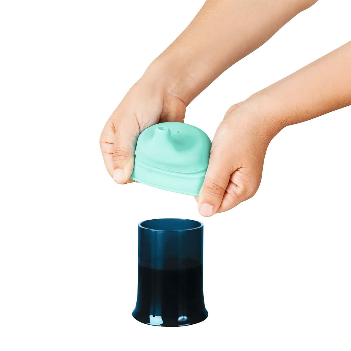 Boon Snug Silicone Sippy Cup Lids for Toddler Feeding Supplies