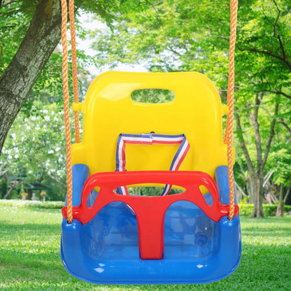 Shanrya Mechanical Grid Swing Seat With Front And Back Belts (photo 3)