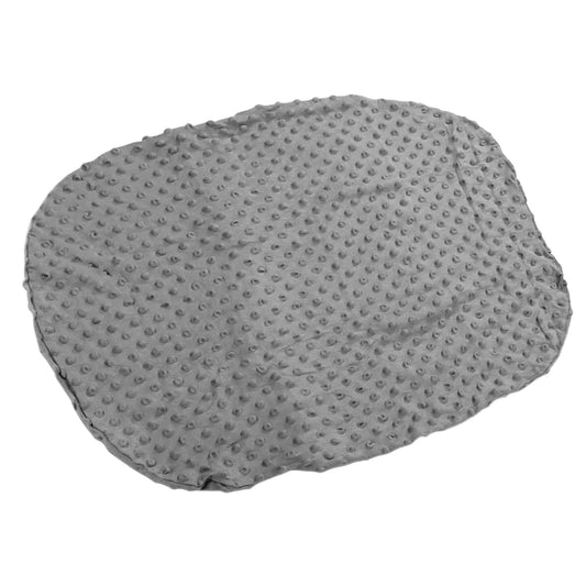 JAOCDOEN Bassinet Sheet Velvet Cradle Sheet Gray