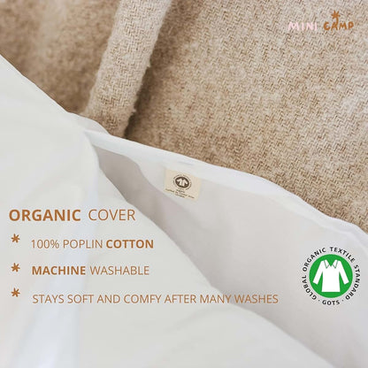Minicamp Organic Cotton U-Shaped Pregnancy Pillow For Full Body Support (photo 4)