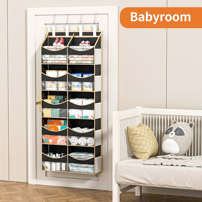 5 Tier Over the Door Storage Organizer, 10 Compartments
