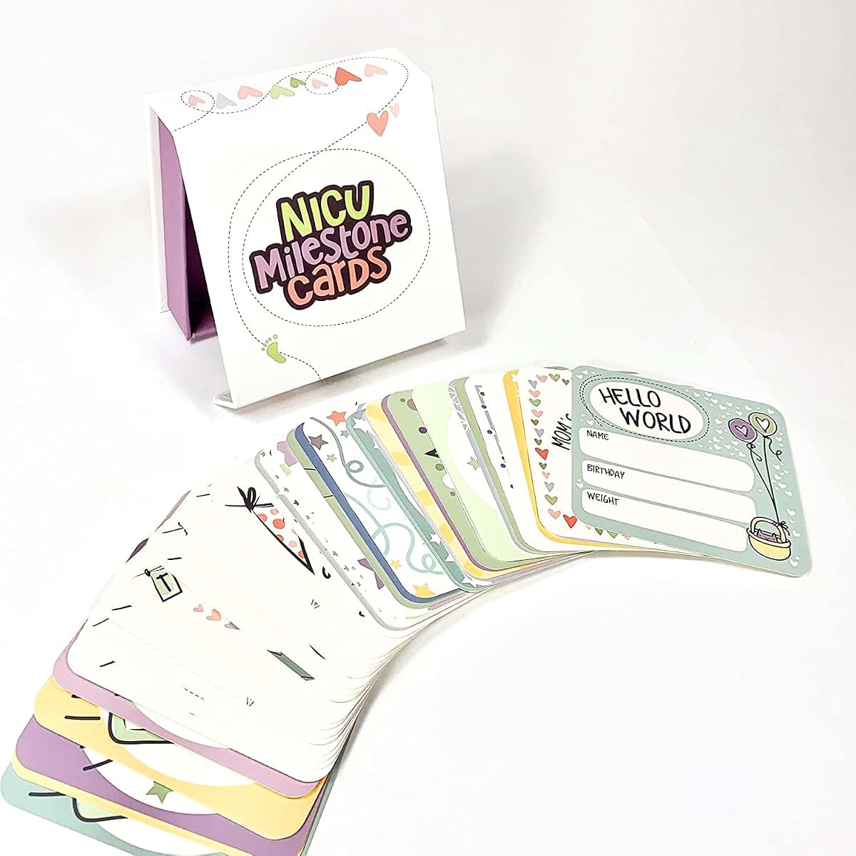Every Tiny Thing NICU Milestone Photo Cards - 50 Illustrative Keepsakes