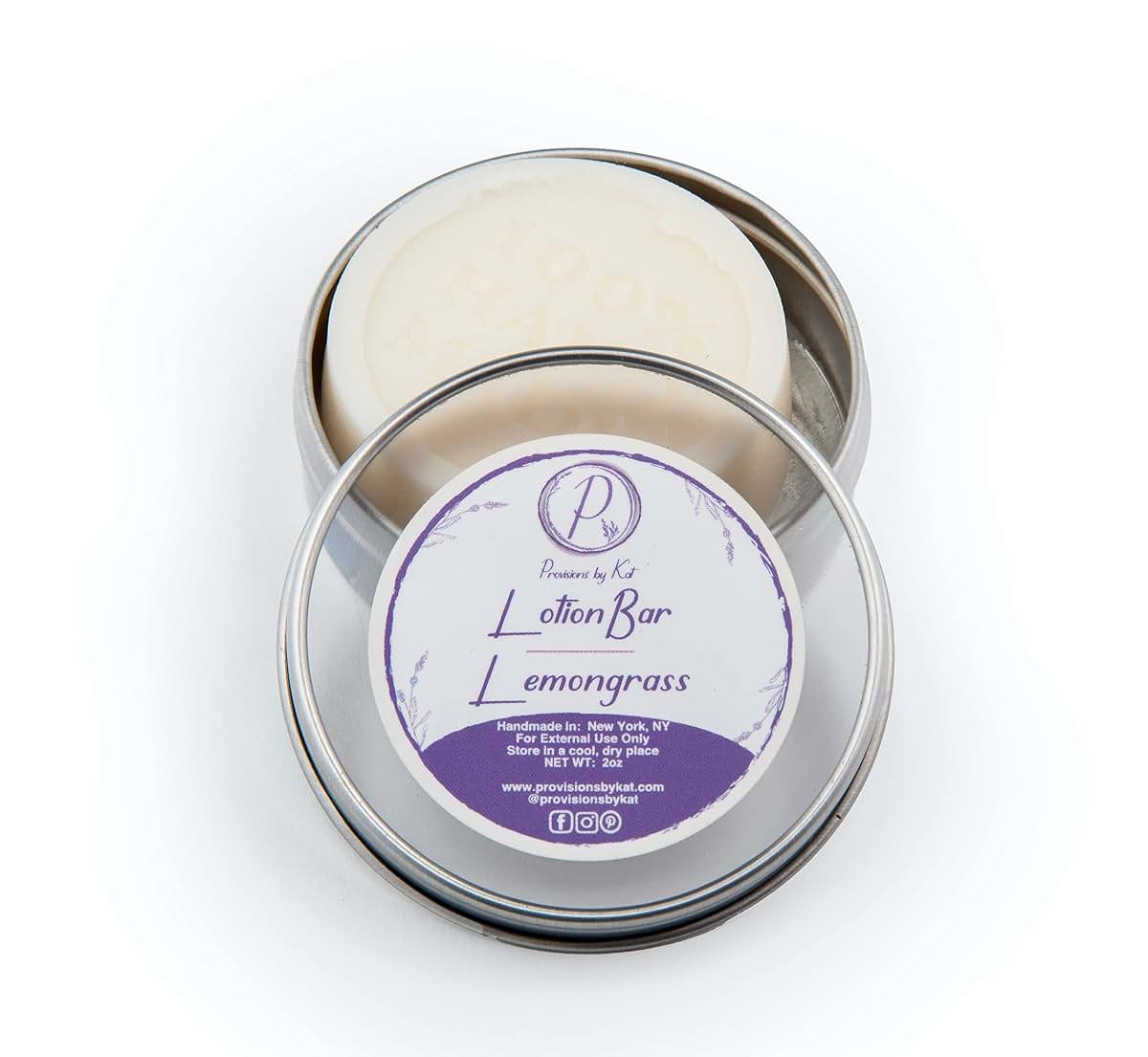 Provisions By Kat Lavender Moisturizing Lotion Bar