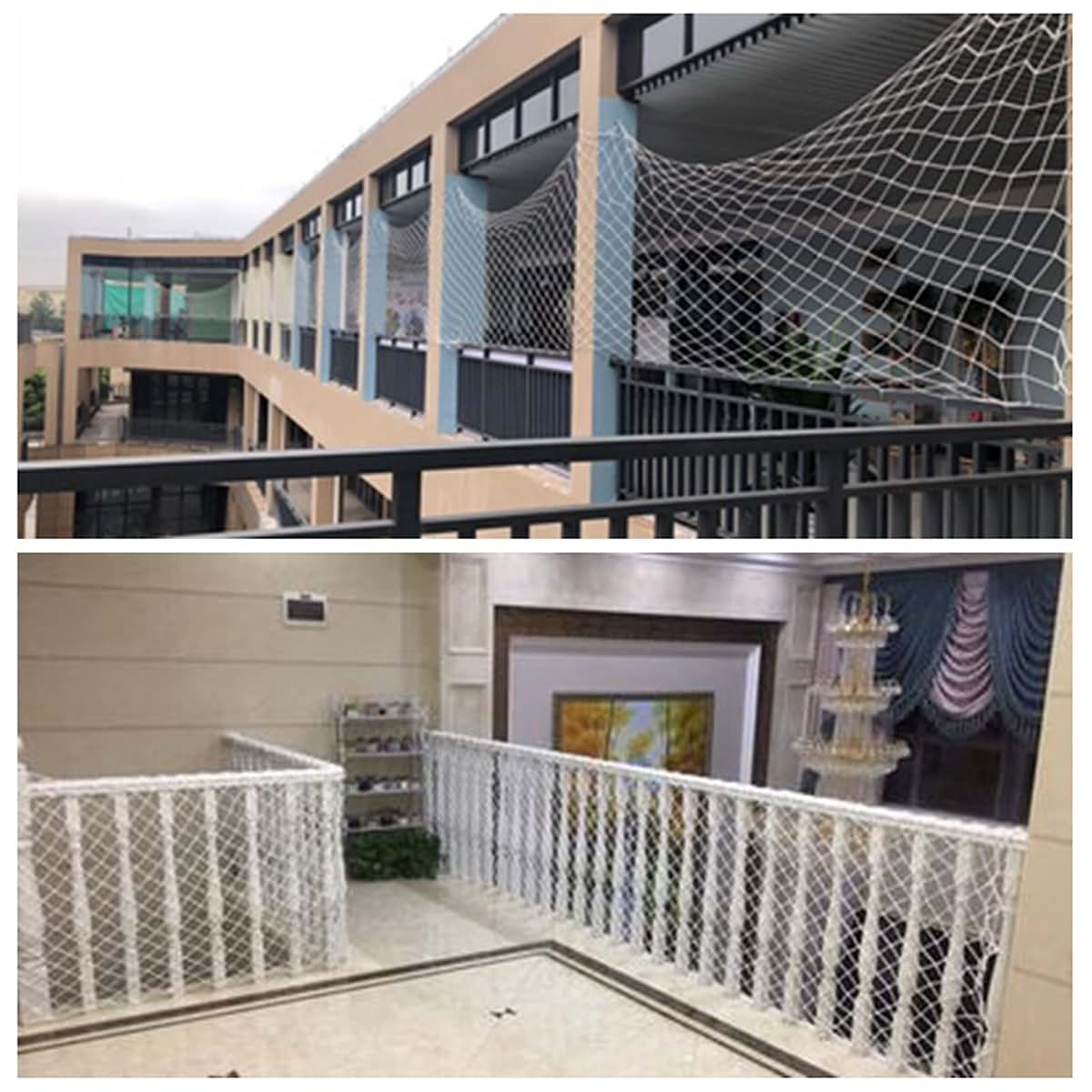 AWSAD Protective Nylon Netting for Balcony Windows Mesh