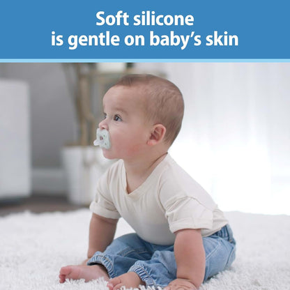Dr. Brown's Advantage One-Piece Silicone Pacifier for Babies 4-Pack
