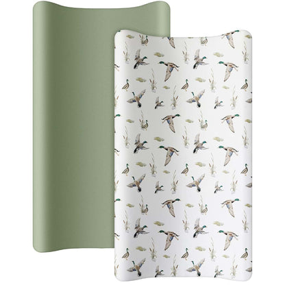 Cotton Changing Pad Covers for Nursery | 4-Pack Sheet Set