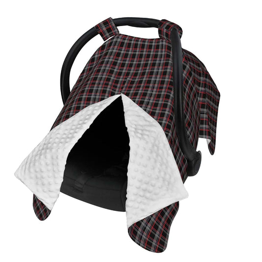 CYQRNET GTI Tartan Baby Car Seat Cover and Multifunctional Nursing Cover