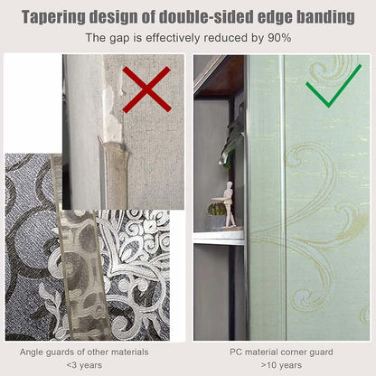 Clear Self-Adhesive Corner Guard Trim Strip for Wall Protection