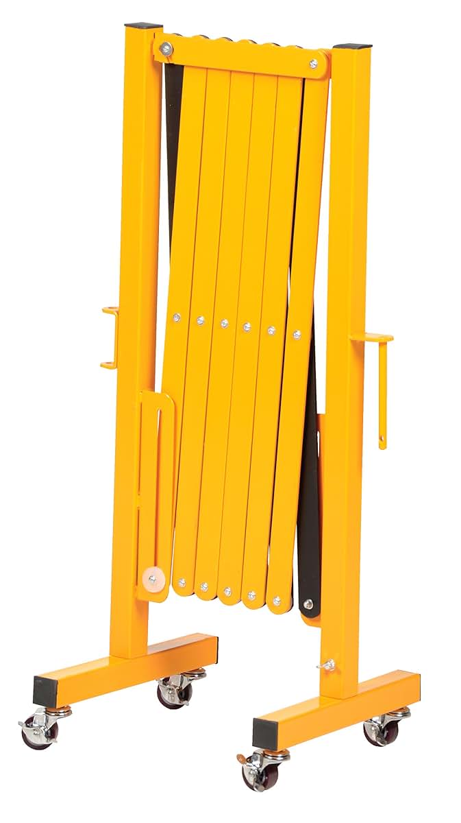 Vestil Expandable Steel Gate With Casters