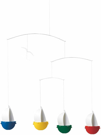 Flensted Mobiles Sailfun Hanging Nursery Mobile